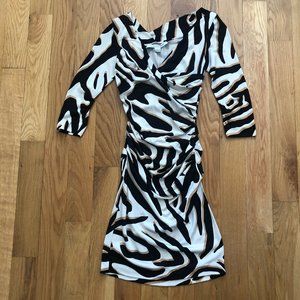 Diane Von Furstenberg A-Symmetrical Wrap Dress